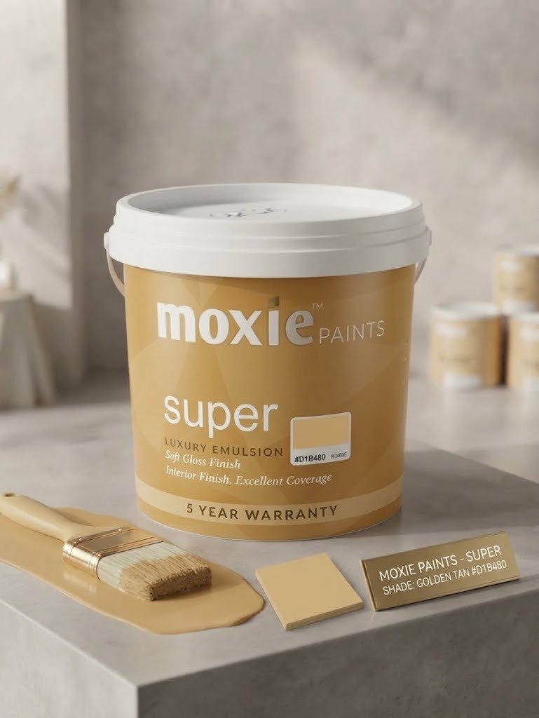 Moxie Paints Golden Tan #D1B480